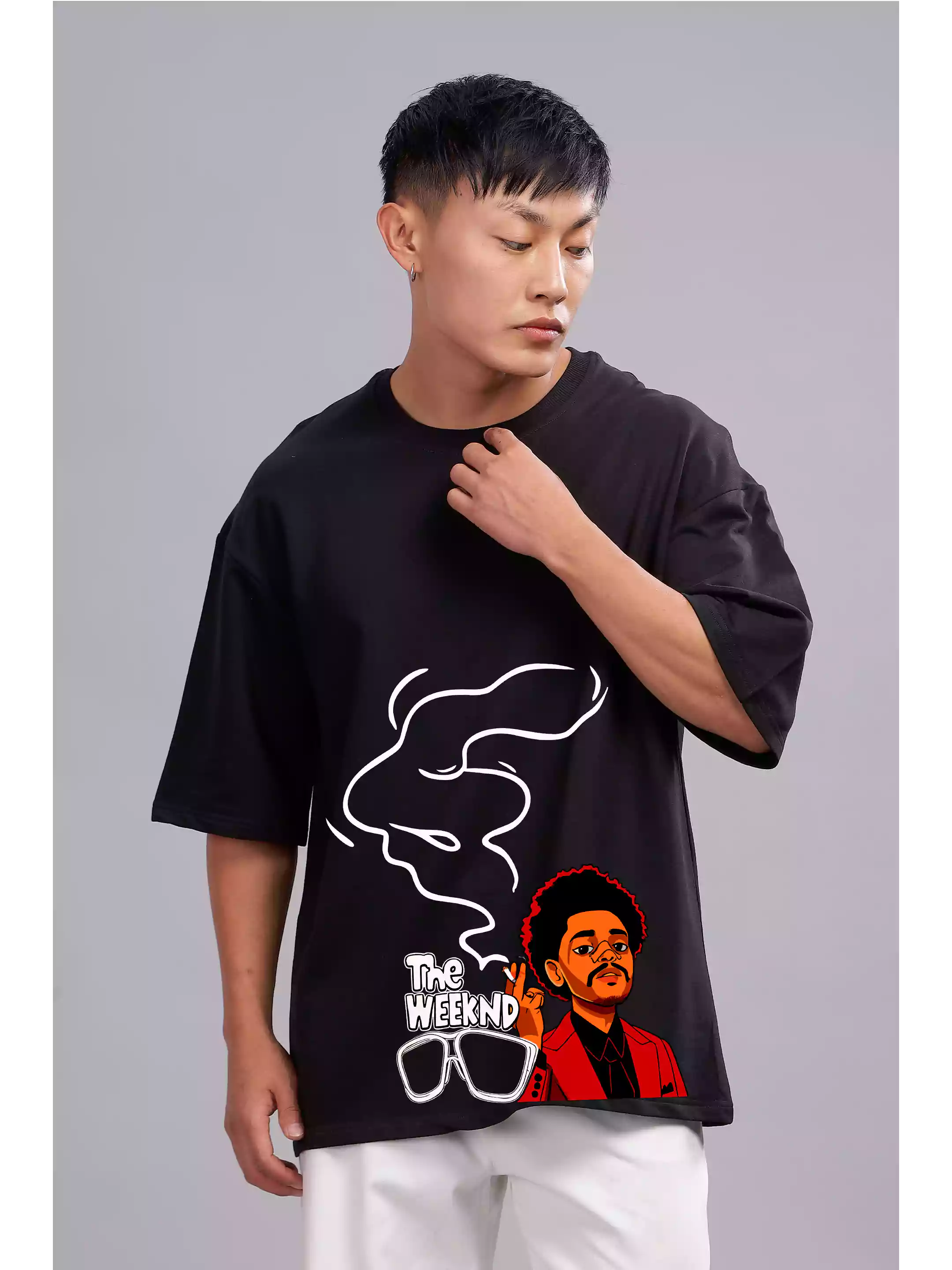WEEKND NW - Pagalfit Unisex Oversize Black T-shirt