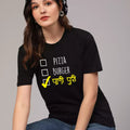 Pani Puri - Pagalfit Unisex Graphic Printed Black T-shirt